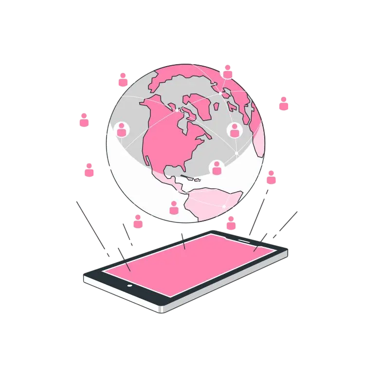 Hero Big pink globe